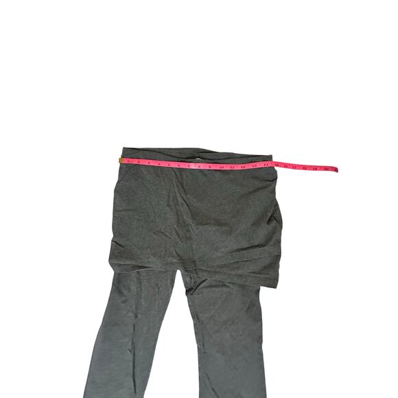Cabi Fold-Over Waist Gray Leggings - Size S - Picture 3 of 7